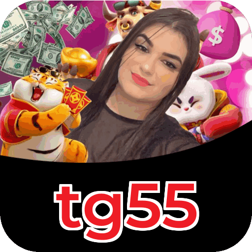 Passo a passo visual mostrando processo de download e instalação do aplicativo tg55